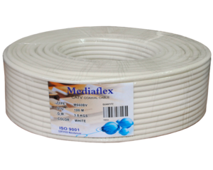 Кабель M660BV W Mediaflex, белый, 1