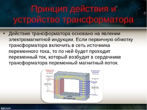 Назначение и принцип действия трансформатора