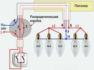 Как соединить провода люстры