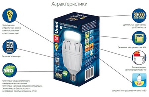 Технические характеристики ламп