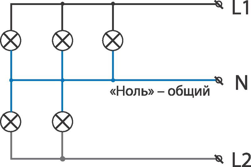 Параллельное соединение проводки
