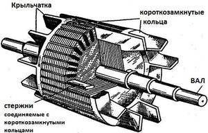 Асинхронный двигатель из чего состоит