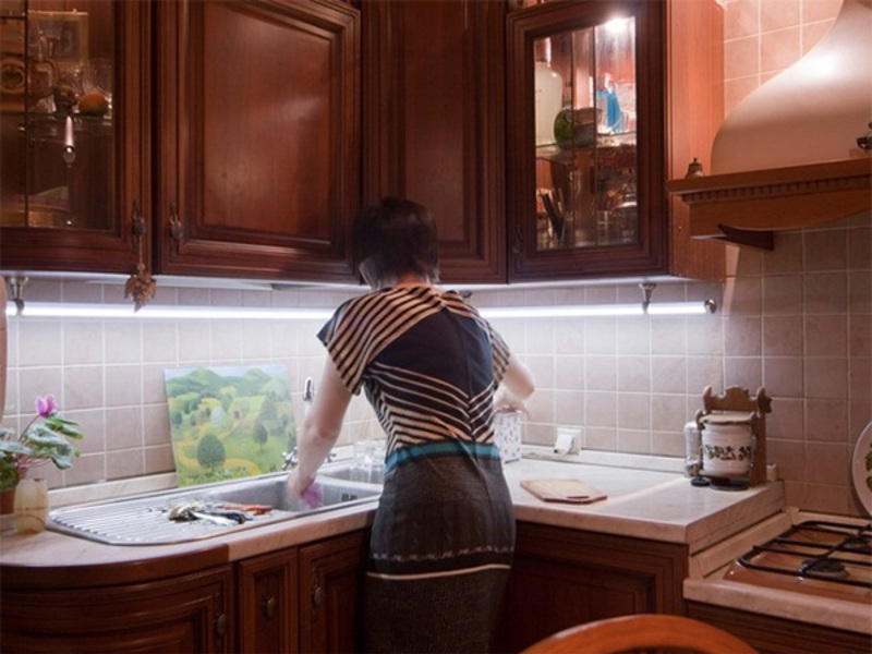 Светодиодная подсветка на кухне