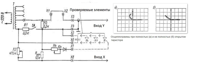 Как прозвонить тиристор