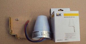 Фотореле для уличного освещения iek