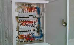 Установка электросчетчика