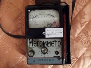 Замеры сопротивления изоляции мегаомметром